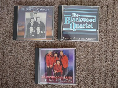 Lot 3 The Blackwood Brothers Quartet CDs 