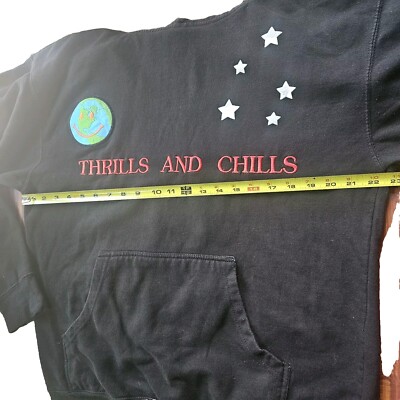 Travis Scott Astroworld World Peace Hoodie Black Men's Size LG