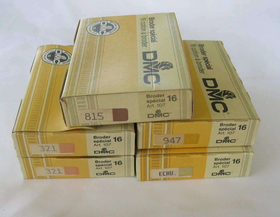 50 DMC Broder Special # 16 Art. 107 CUTWORK THREAD Skeins Ecru 321 815 947 - Image 2 of 2