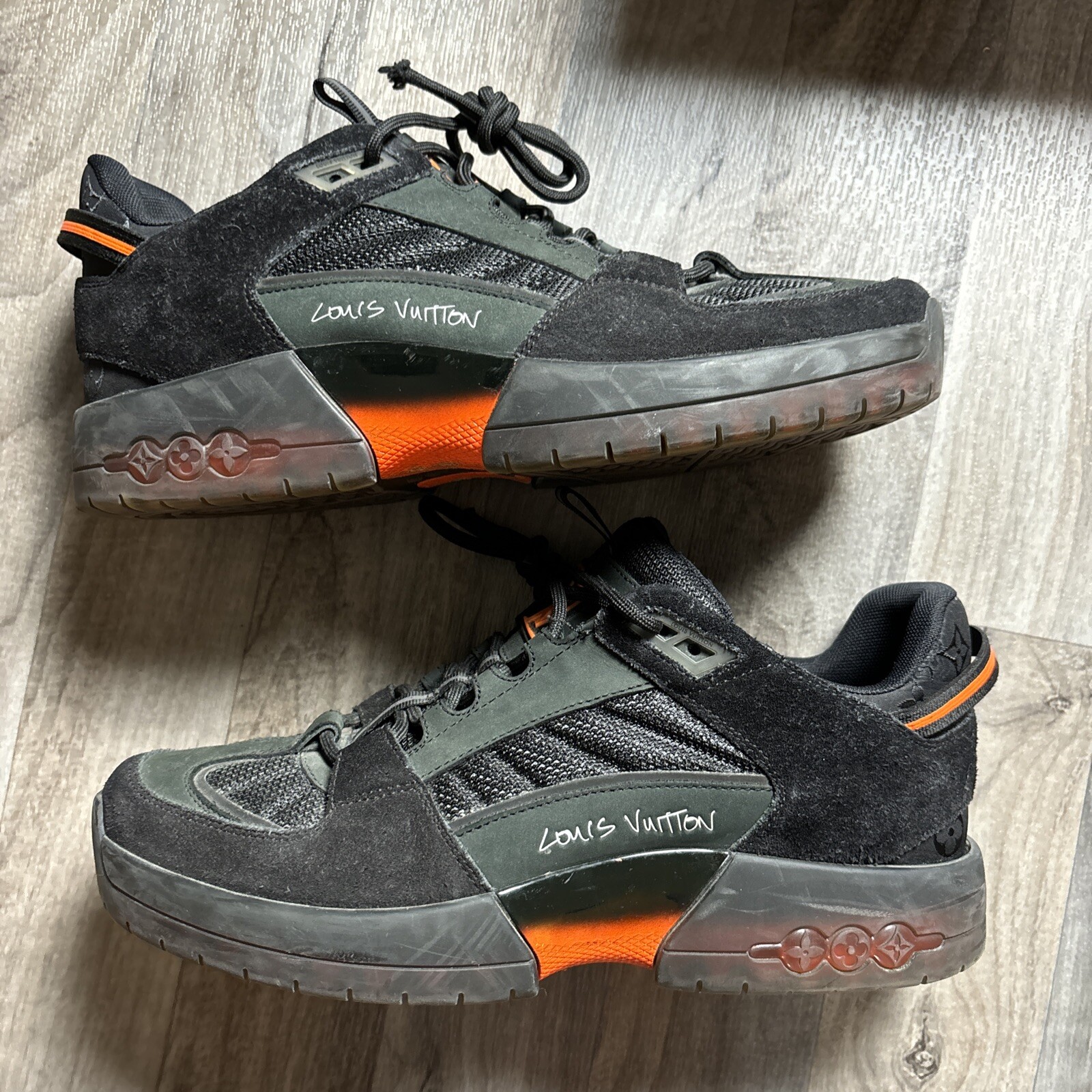 Louis Vuitton Lucien Clarke A View scarpa da skate sneaker nera