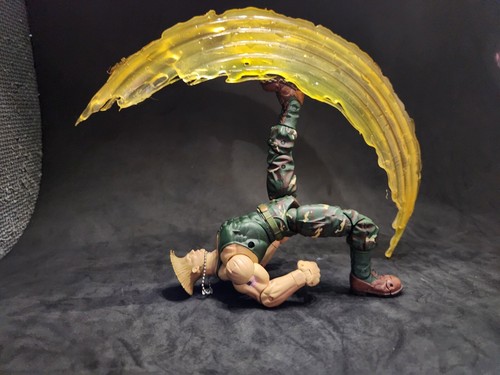 Guile Sota Figur & Custom Sonic Boom Flash Kick Effekte Street Fighter - Bild 7 von 17
