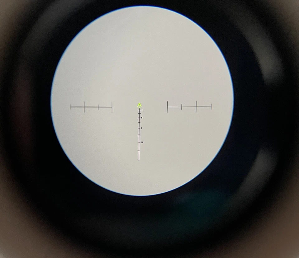 Волоконно-оптический прицел 4x32 FDE с шевронной сеткой ЗЕЛЕНЫЙ прицел для оружия BDC + 2 подарка - Изображение 2 из 4