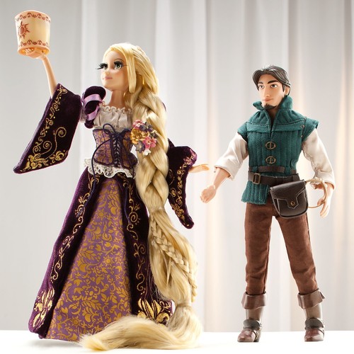 Muñecas Colección Cuento de Hadas Diseñador Disney Rapunzel & Flynn Edición Limitada RARAS - Imagen 1 de 13