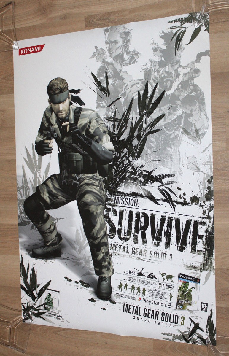 L GEAR SOLID Δ SNAKE EATER ポスター METAL GEAR SOLID Δ: SNAKE EATER Poster [EXCLUSIVE OKS GEAR