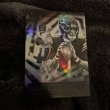 Justin Fields 2021 Panini Illusions Base Rookie Card RC Chicago Bears