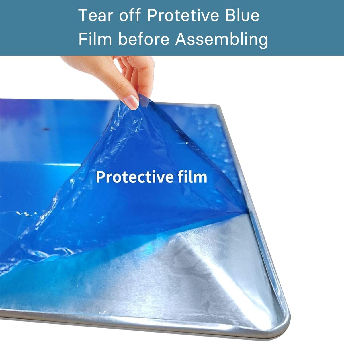 Heat Reflector Shield for Glass Tube Heater, 4Sided Pyramid Patio