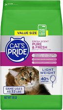 Premium Lightweight Clumping Litter: Pure  Fresh - up to 10 Days of Powerful Od