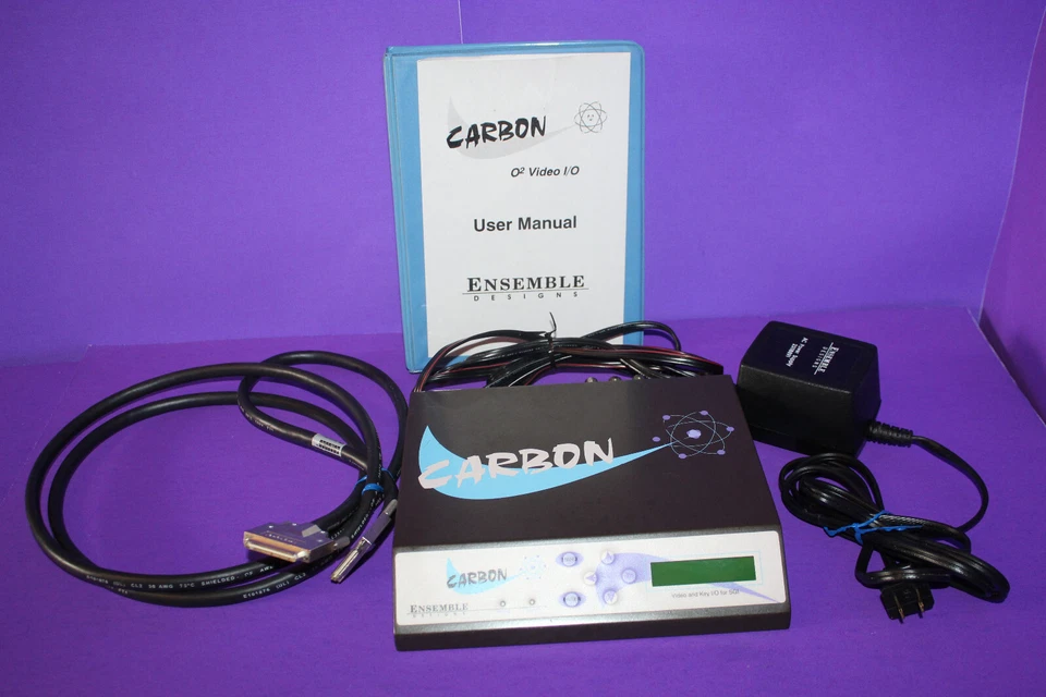 Ensemble Designs Carbon SGI O2 Video I/O & User Manual for Silicon Graphics - Bild 3 von 4