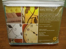 QVC Home Reflections Decor 600 Thread Count 6 Pc FULL Sheet Set in SEA MIST NIP