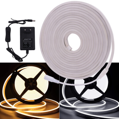 XUNATA 230V LED Streifen Wasserdicht IP67 – 276 LEDs/m, 2835 Chip, Warmweiß/kaltweiß, Innen & Außen, Küche, Dekoration
