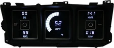 Ford Truck DIGITAL DASH PANEL FOR 1973-1979 Gauges Intellitronix White LEDs!!