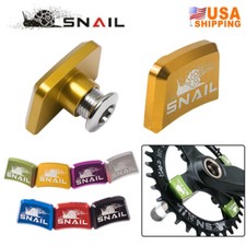 SNAIL MTB Bike Single Speed Square Chainring Bolts Chainwheel Crankset Screw US
