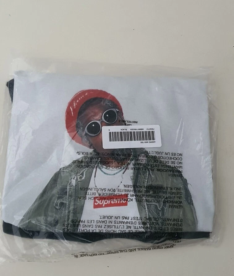 Tee shirt noir FW22 Supreme Andre 3000 taille S petit neuf et jamais ouvert