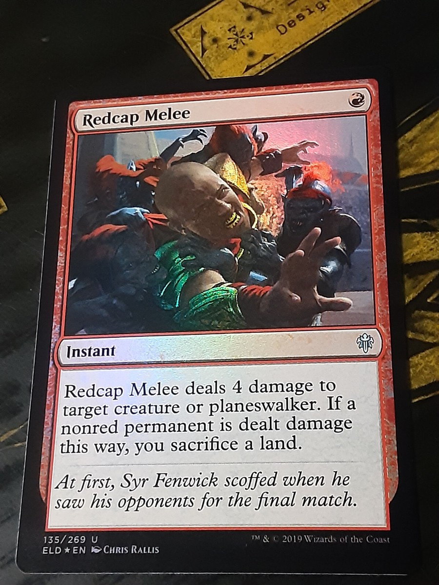 Redcap Melee FOIL , Throne of Eldraine , Near Mint , MTG