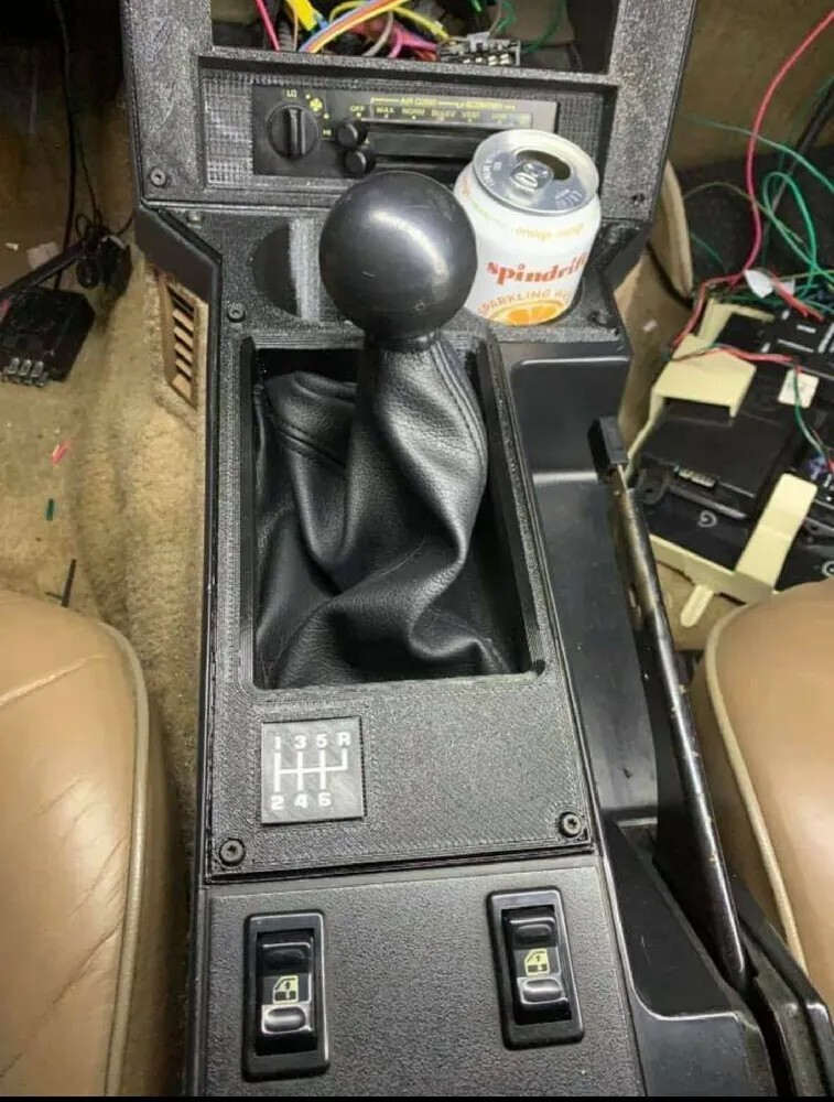 3rd Gen Camaro 90-92 Top Shift Plate With Cup Holders | eBay