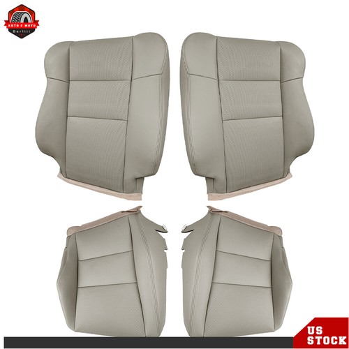 For Acura RDX Front Driver Cover Gray Passenger Perforated Leather 2007-2012 - Picture 2 of 12