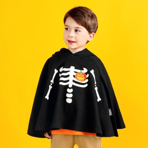 Marie and Morrie Mari & Moly's Halloween Skull Cloak for Boys - Picture 1 of 1
