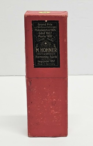 Armónica vintage ECHO XXXXX M. Hohner París 1937 original en caja Alemania rara - Imagen 13 de 18