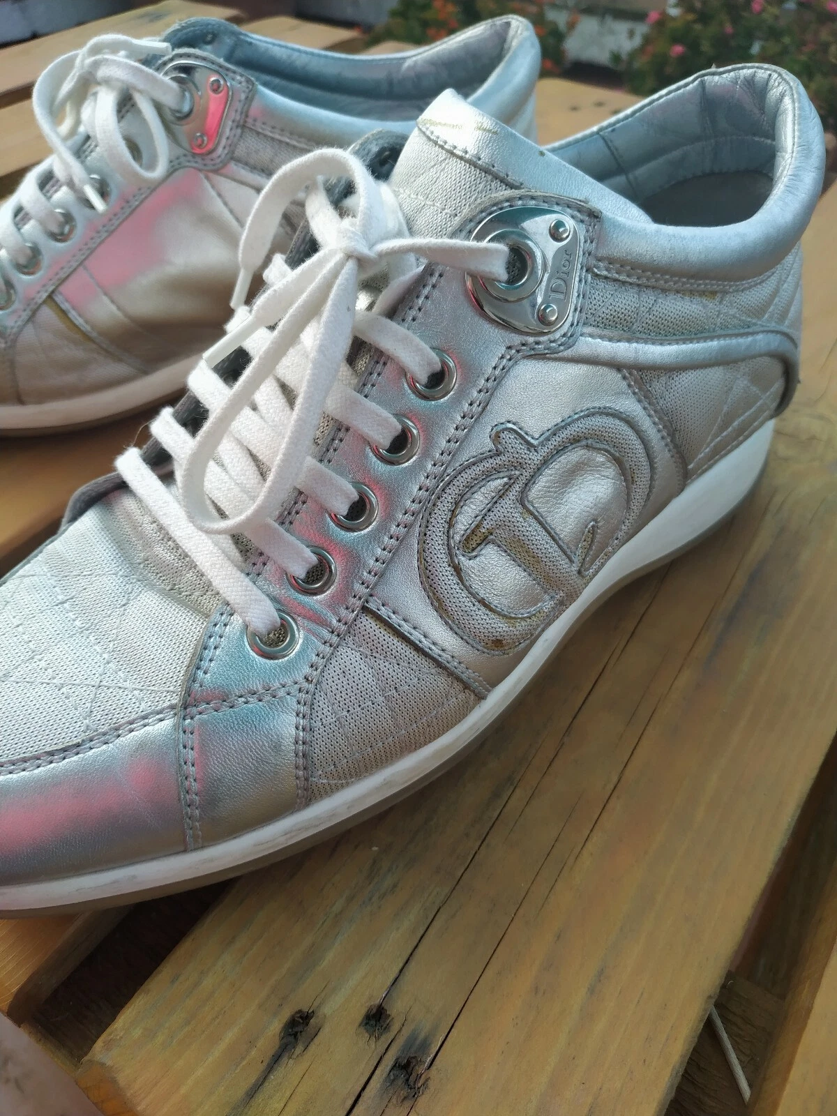 SHOES Deportivas Dior Plateados Mujer. SZ. 40 SCHUHE