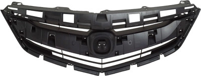 Fits ILX 16-18 GRILLE, Textured Black Shell and Insert, w/o Adaptive Cruise Cont