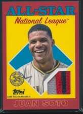 Juan Soto 2023 Topps 1988 All Star Relic Game Used Jersey Patch 20/25