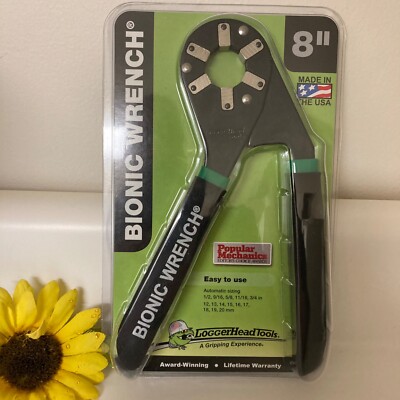 8  Bionic Grip Adjustable Wrench by LoggerHead Tools  14 Wrenches in 1  Toolbox