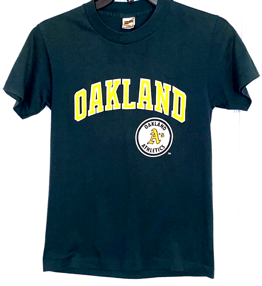 Vtg OAKLAND A's T SHIRT Old Logo 80's SINGLE STITCH Athletics USA MADE
