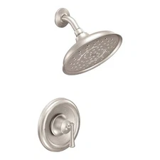 Moen Ashville 82968SRN 9” Shower Head Faucet W/ Valve - Brushed Nickel
