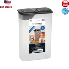 Small Cereal Dispenser Plastic Container Storage Snacks Organizer 16 Cups New