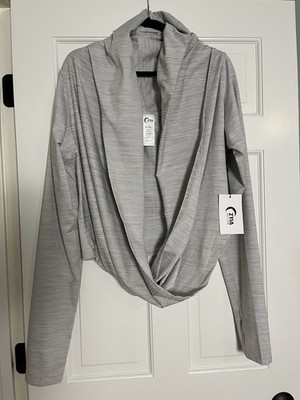 ZYIA Active Cream Yoga Shawl 3XL 