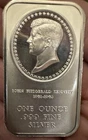 John F Kennedy “100 Years” Cameo 1oz 999 Silver Bar Madison Mint *RARE*