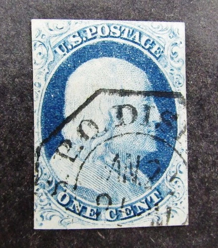 nystamps US Stamp # 7 Used $135 Rare Cancel         M27x2184