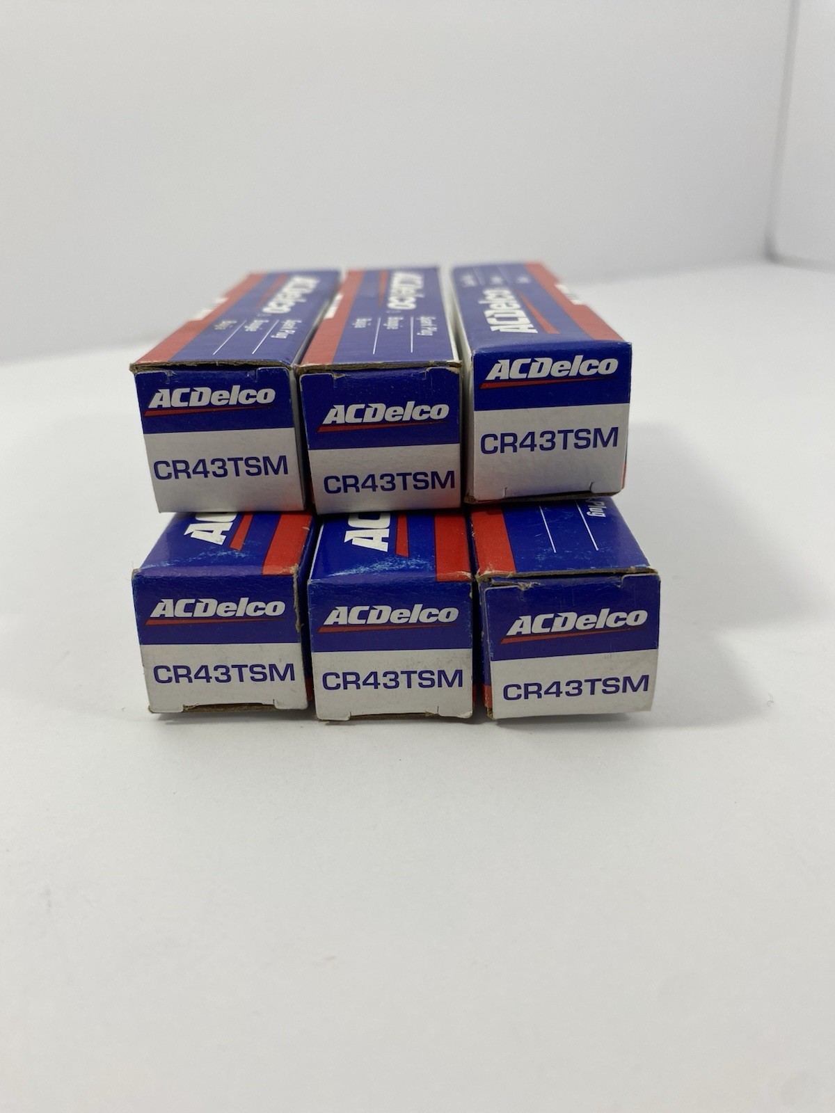 AC Delco CR43TSM Spark Plugs Lot Of 6