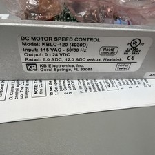 KB Electronics- KBLC-120 4939 DC Motor Speed Control 115 VAC-50/60 Hz