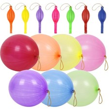 Punch Balloons, Party Favors for Kids, 30Pcs Thickened Heavy Duty Neon Punchi...