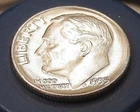 1955 Rosy Choice/ Gem BU Dime  90% Silver  Blazing Original Luster # 427