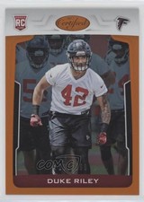 2017 Certified Rookies Mirror Orange /199 Duke Riley #195 0q3