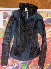 Lululemon Women's Run Bundle Up Jacket Alberta Lake Black Zip Up Size 6