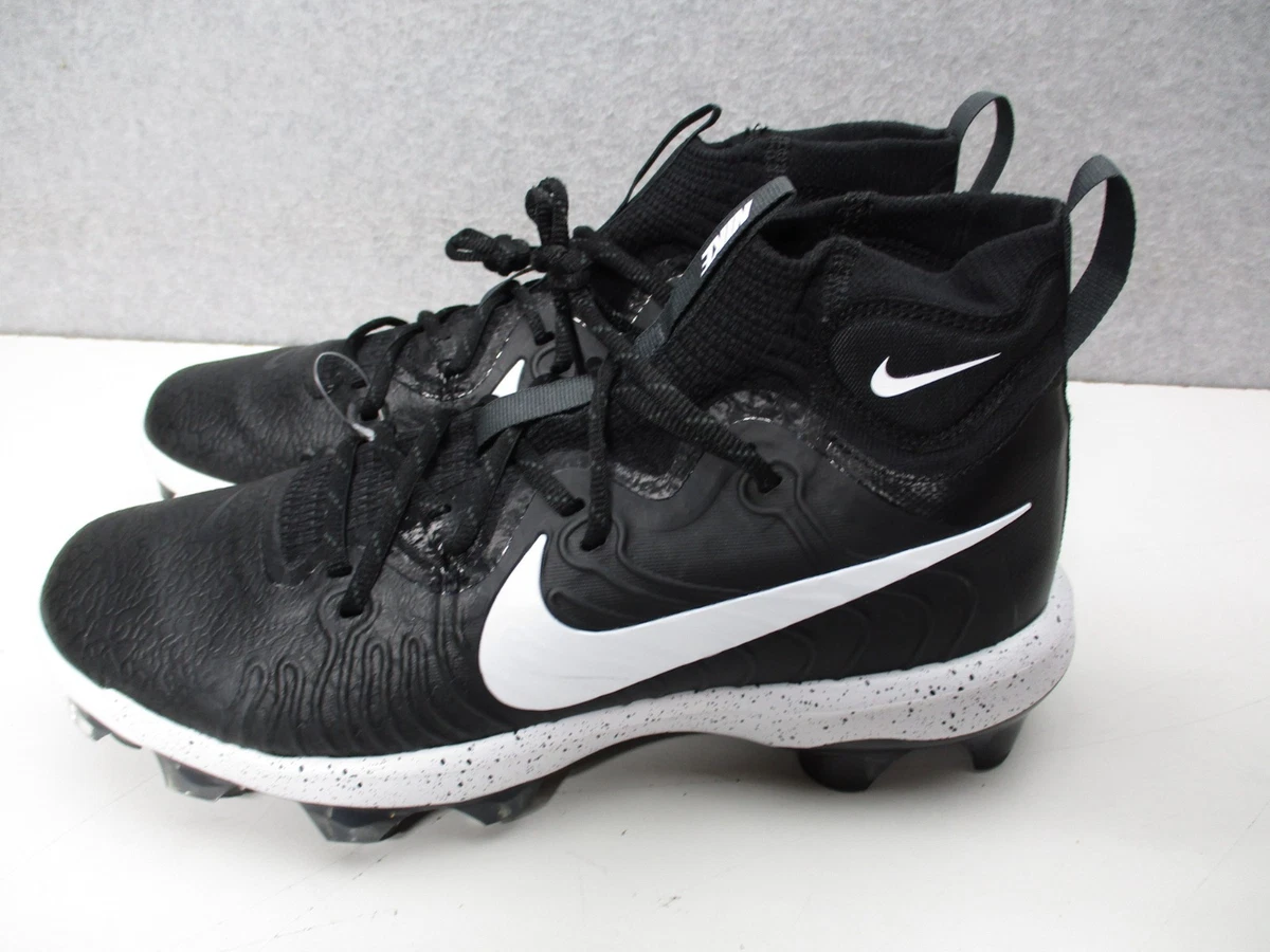 Nike Air Strobe Baseball Cleats Mens 11.5 Black White Red Spikes 313203-011 2006 Nike Baseball & Softball Shoes & Cleats for Men for sale | eBay main image 4
