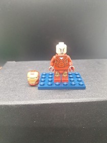 Lego Marvel Super Heroes Iron Man Mark 6 Minifigure 30167 SH015 Used Nice 