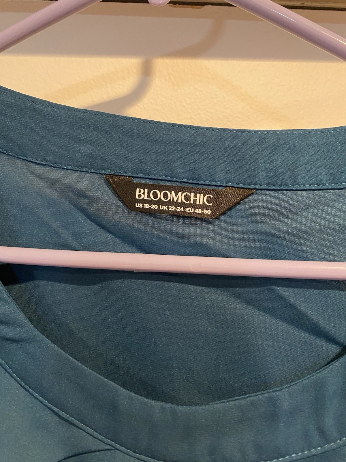 BloomChic Flared Sleeve Key Hold Solid Blouse - image 4