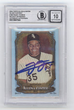Frank Thomas 2024 Topps Allen Ginter Silver Portrait Signed Beckett BGS 10 Auto