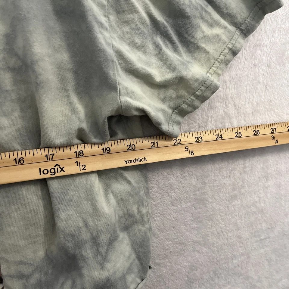 Mighty Fine 女式裁剪上衣多色花卉大号棉质短袖圆领 — 第 4/4 张图片