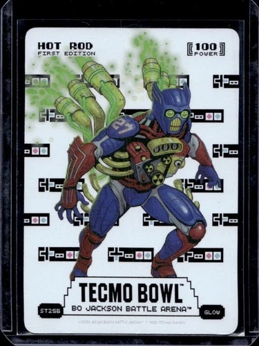 2026 Battle Arena Tecmo Bowl Hot Rod 1st Sore Thumb Battlefoil SSP #ST256