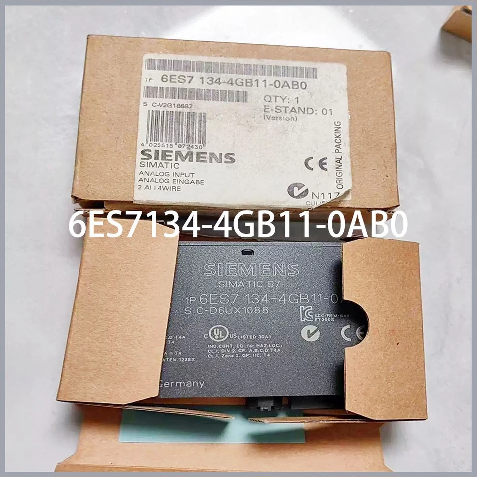 SIEMENS New 24VDC 6ES7 134-4GB11-0AB0 Analog input module of S7-200 SMART series - Image 3 of 3