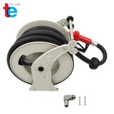 1" x 50' Retractable Diesel Fuel Hose Reel With Fueling Nozzle Hose Reel US