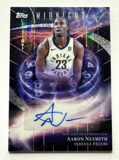 2025 Topps Midnight Aaron Nesmith Stroke of Midnight Auto  Indiana Pacers