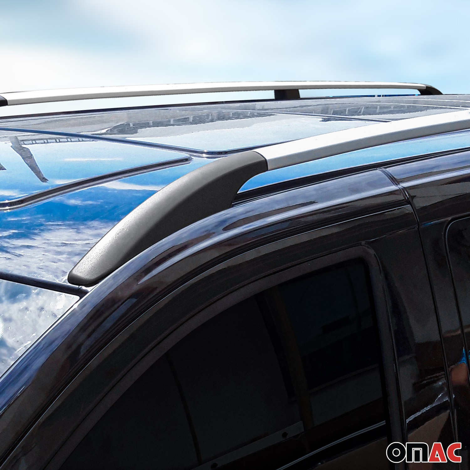 Barres de toit VW Caddy pour installer un coffre de voyage