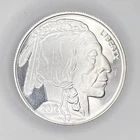 SILVER BUFFALO ROUND  .999 Fine Bullion 31.24 Gm.  1.0 Troy ounce