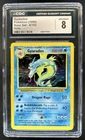 1999 Pokemon Unlimited Gyarados Rare Holo #6/102 CGC 8